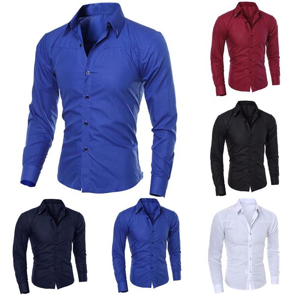 men shirt men casual long sleeve shirt fashion solid personality slim long-sleeved business casual jacquard, White;black
men shirt men casual long sleeve shirt fashion solid personality slim long-sleeved business casual jacquard, White;black