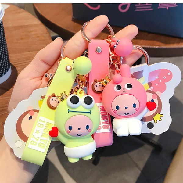 genuine cartoon new crown monkey than heart series key chain trend net red cute ins school bag pendant, Silver
genuine cartoon new crown monkey than heart series key chain trend net red cute ins school bag pendant, Silver