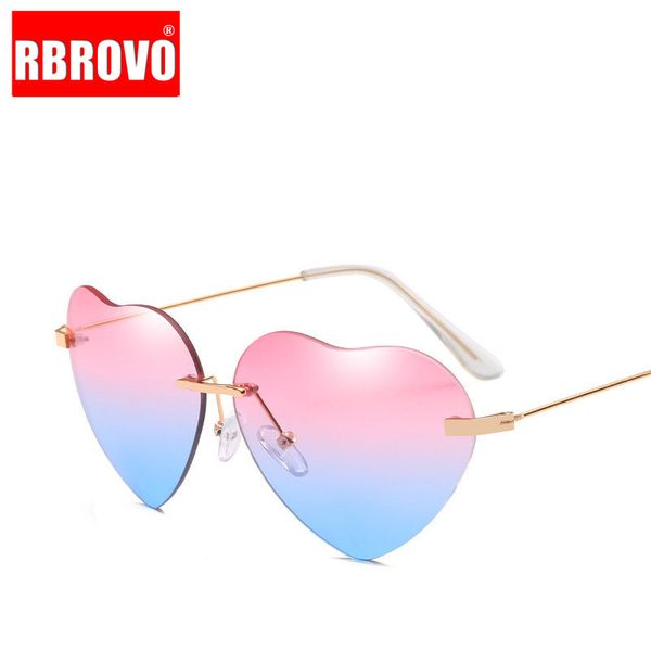 rbrovo rimless heart-shaped sunglasses women candy color lens plastic sun glasses classic vintage travel feminino, White;black
rbrovo rimless heart-shaped sunglasses women candy color lens plastic sun glasses classic vintage travel feminino, White;black