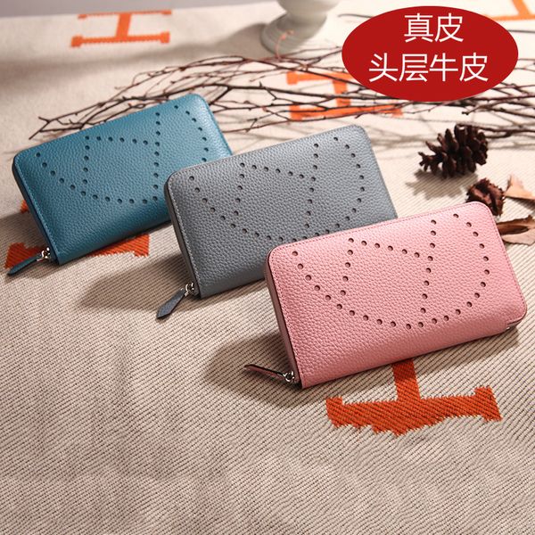 women's leather wallet lychee pattern classic handbag for men and women, Red;black
women's leather wallet lychee pattern classic handbag for men and women, Red;black