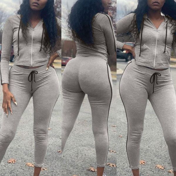 chamsgend new autumn 2020 women's set long sleeve solid hooded o-neck women two piece outfits mercerized tracksuit women suit
chamsgend new autumn 2020 women's set long sleeve solid hooded o-neck women two piece outfits mercerized tracksuit women suit