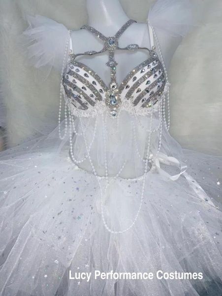 stage wear white gauze rhinestones bikini skirt set women nightclub dj costumes bar party dance group performance clothing show, Black;red
stage wear white gauze rhinestones bikini skirt set women nightclub dj costumes bar party dance group performance clothing show, Black;red