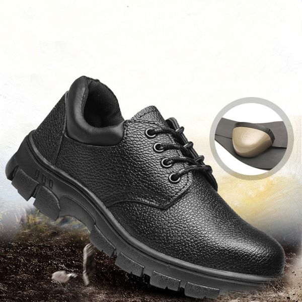 men labor insurance shoes microfiber leather breathable oil acid resistant work boots collision spurs anti-scalding safety shoes, Black;brown
men labor insurance shoes microfiber leather breathable oil acid resistant work boots collision spurs anti-scalding safety shoes, Black;brown