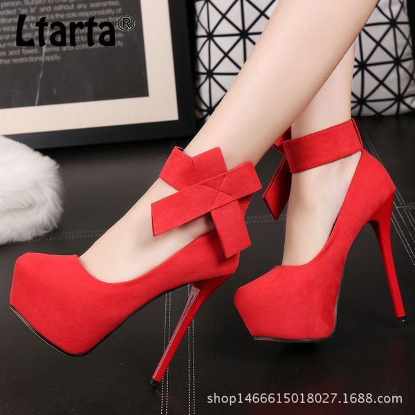 dress shoes ltarta hate sky high-heeled waterproof flannel women's single butterfly red wedding banquet zsh, Black
dress shoes ltarta hate sky high-heeled waterproof flannel women's single butterfly red wedding banquet zsh, Black