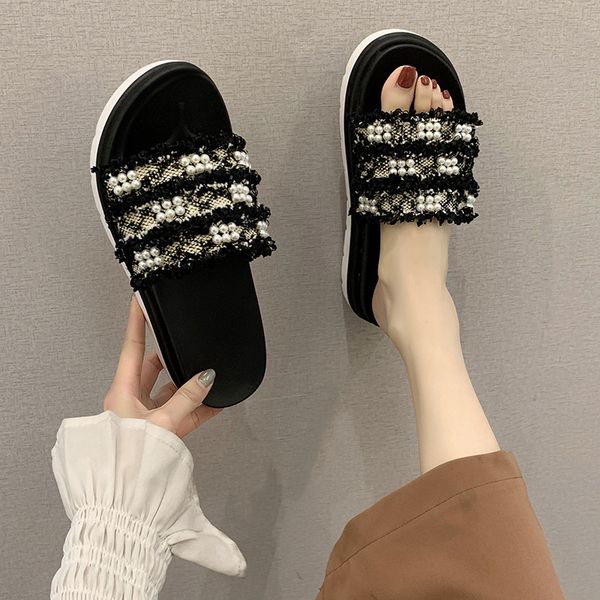 slippers women summer shoes woman 2020 pantofle shale female beach med slides platform string bead new sabot, Black
slippers women summer shoes woman 2020 pantofle shale female beach med slides platform string bead new sabot, Black