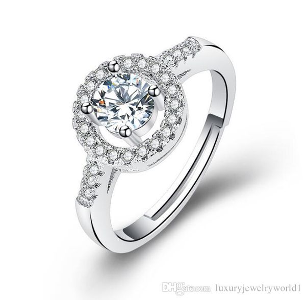 fashion designer rings big circle cz diamond ring for women white zircon ring with shining crystal jewery for wedding party, Silver
fashion designer rings big circle cz diamond ring for women white zircon ring with shining crystal jewery for wedding party, Silver