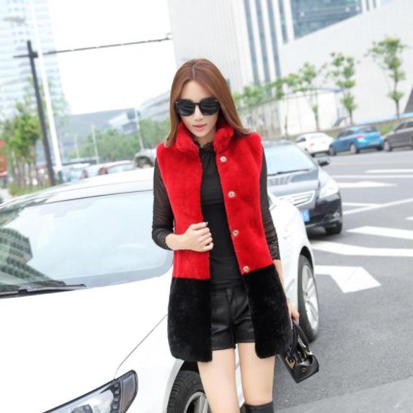 2019 vetement winter women's faux fur coat fluffy pocket turn-down vest plus size coat lolita slim wild vest plush vests aw204, Black
2019 vetement winter women's faux fur coat fluffy pocket turn-down vest plus size coat lolita slim wild vest plush vests aw204, Black