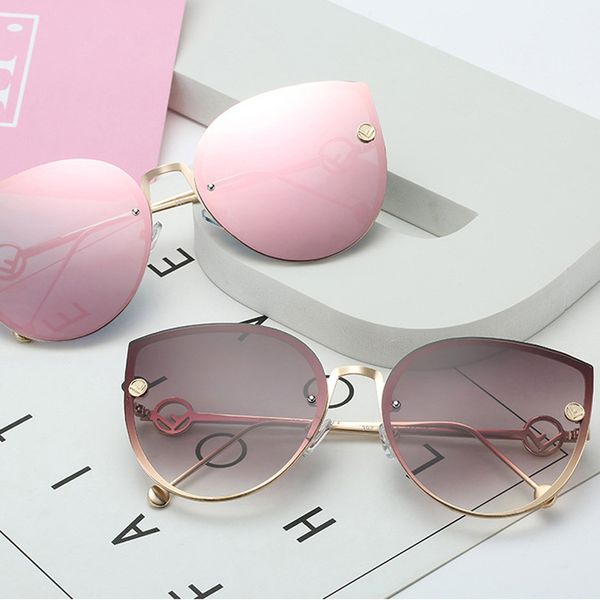2020 new brand cat eye sunglasses women design metal frame mirror sun glasses vintage rimless gradient glasses for female giausa, White;black
2020 new brand cat eye sunglasses women design metal frame mirror sun glasses vintage rimless gradient glasses for female giausa, White;black