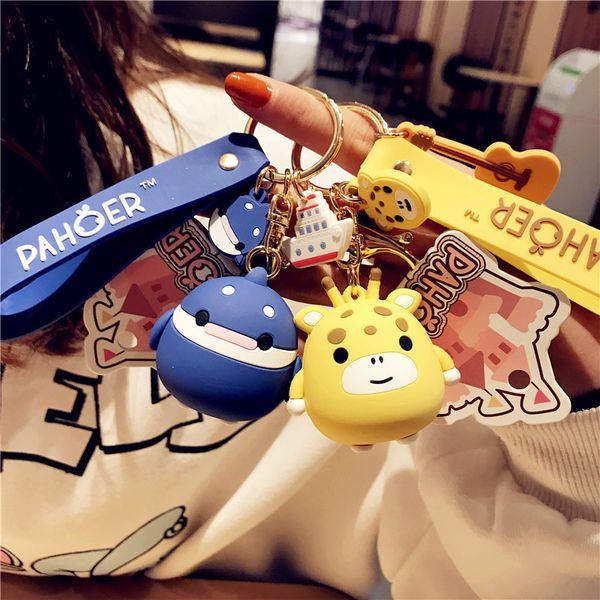 2020 cute little pig key chains variety of small animals cute key chain doll bag pendant doll ornaments exquisite gift rings, Silver
2020 cute little pig key chains variety of small animals cute key chain doll bag pendant doll ornaments exquisite gift rings, Silver