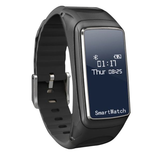 b2 men black shell black face silicone strap headset smart bracelet sports bracelet smart watch, Slivery;brown
b2 men black shell black face silicone strap headset smart bracelet sports bracelet smart watch, Slivery;brown