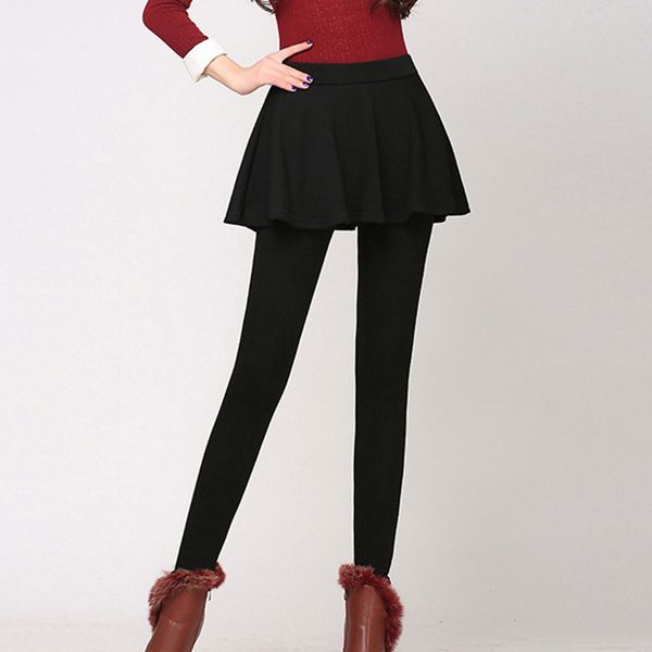 women's leggings cuhakci false two-piece fold pleated legging mini skirts winter grey black slim fit stretch fashion
women's leggings cuhakci false two-piece fold pleated legging mini skirts winter grey black slim fit stretch fashion
