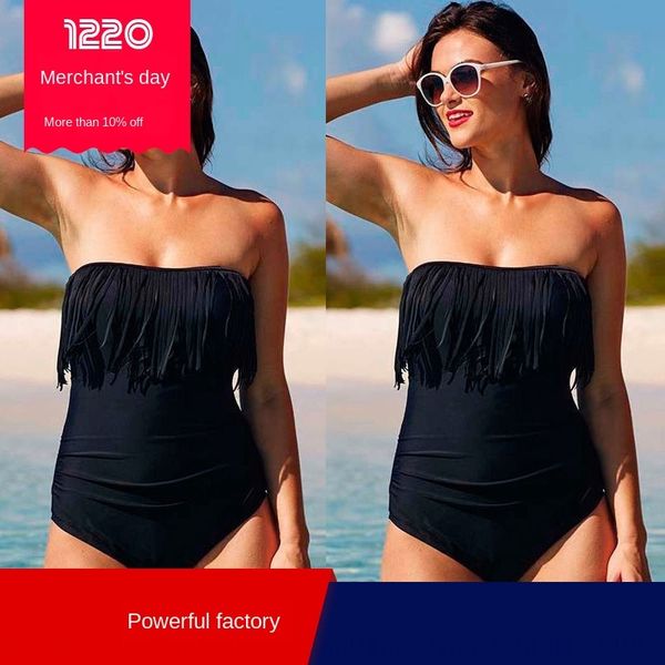 tassel hollow women's one-piece tassel hollow women's swimsuit one-piece swimsuit, White;black
tassel hollow women's one-piece tassel hollow women's swimsuit one-piece swimsuit, White;black