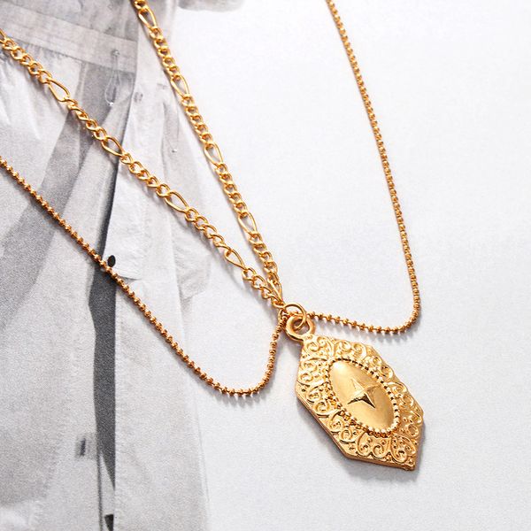 Bohemian Bead Necklaces For Women Vintage Religious Geometric Alloy pendant Necklace Colares Party Jewelry
Bohemian Bead Necklaces For Women Vintage Religious Geometric Alloy pendant Necklace Colares Party Jewelry