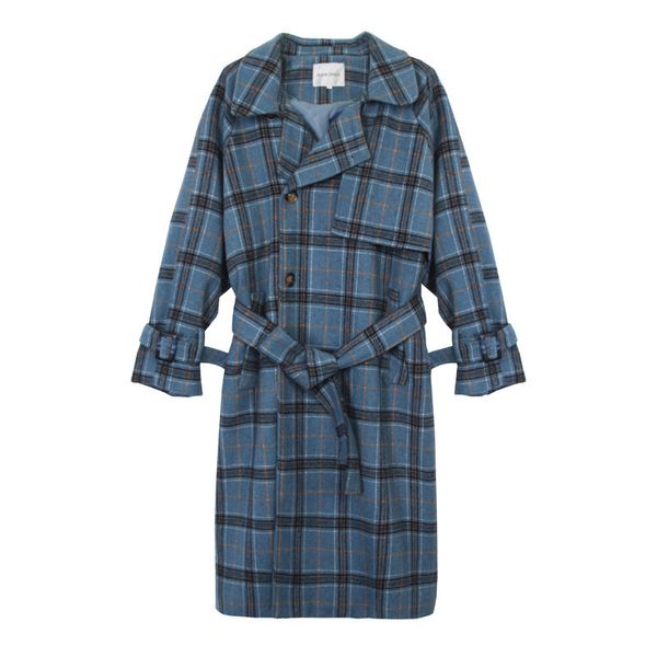 autumn winter new popular retro plaid woolen coat female long section loose woolen coat tide abrigos mujer invierno 2018, Black
autumn winter new popular retro plaid woolen coat female long section loose woolen coat tide abrigos mujer invierno 2018, Black