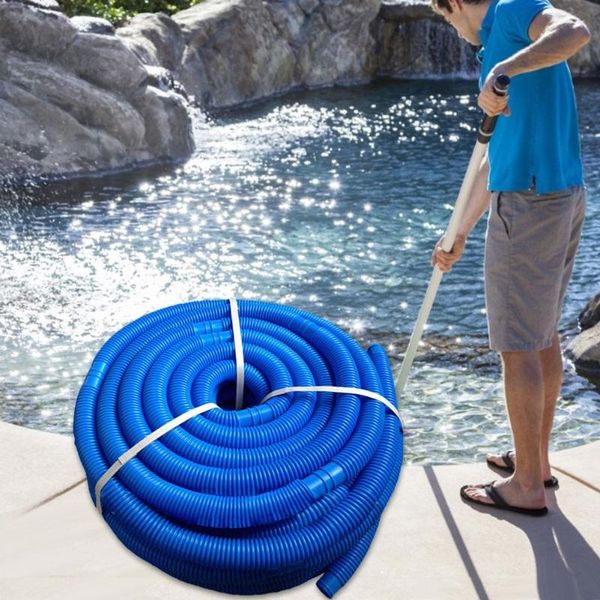 1.5 Inch Swimming Pool Cleaner Vacuum Hose With Swivel Cuff Swimming Pool Double Layer Suction Pipe Cleaning Accessories