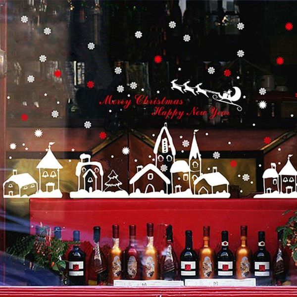 christmas window stickers self-adhesive xmas snowflake white house carved wall stickers decorative graffiti wall home décor
christmas window stickers self-adhesive xmas snowflake white house carved wall stickers decorative graffiti wall home décor