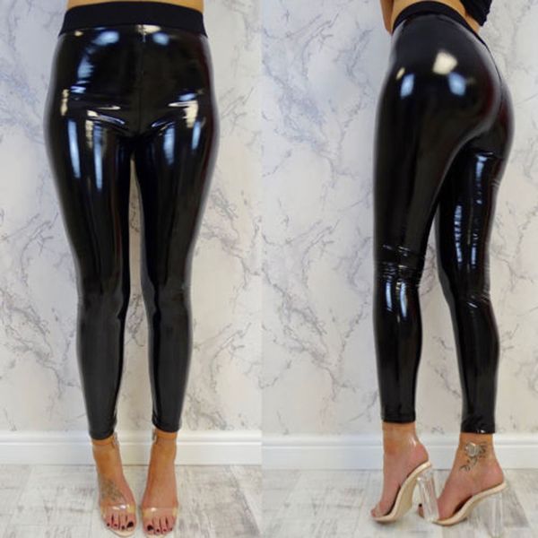 fashion women pu leather pants high elastic waist leggings not crack slim leather lggings skinny fleece trousers women, Black;white
fashion women pu leather pants high elastic waist leggings not crack slim leather lggings skinny fleece trousers women, Black;white