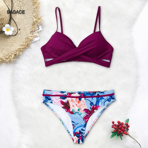 sagace retro two pieces bikini set women 2020summer split swimsuit print high waist bikini swimwear lady beach biquini a515
sagace retro two pieces bikini set women 2020summer split swimsuit print high waist bikini swimwear lady beach biquini a515