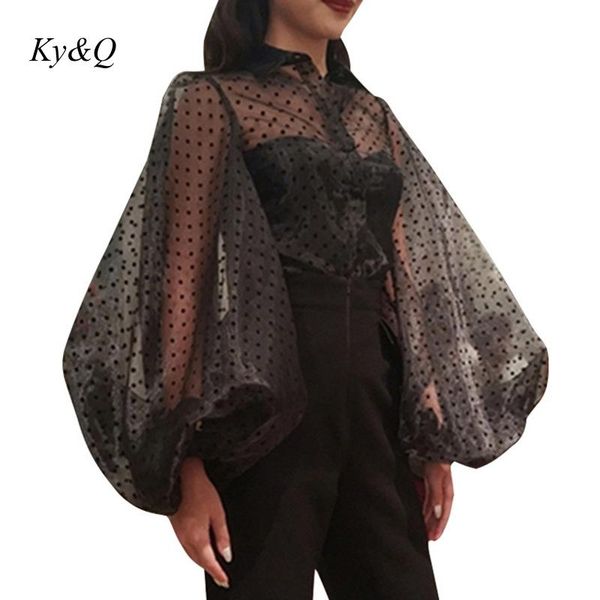 women's blouses & shirts brand design 2021 fashion lapel lantern sleeve long black and white organza wave dot perspective shirt women c
women's blouses & shirts brand design 2021 fashion lapel lantern sleeve long black and white organza wave dot perspective shirt women c