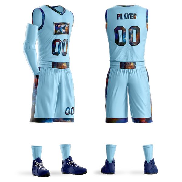 custom men women 3d printing team basketball jerseys sets uniforms sports kit clothing shirts pockets breathable customized, Black
custom men women 3d printing team basketball jerseys sets uniforms sports kit clothing shirts pockets breathable customized, Black