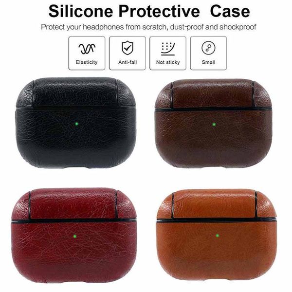 luxury leather case for airpods pro with keychain hook up shockproof protector for airpods 3 2019
luxury leather case for airpods pro with keychain hook up shockproof protector for airpods 3 2019