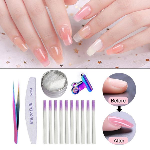 professional fiberglass nail kit anself fiber nails glass acrylic nail salon tool fiberglass extension nails gel kit (no glue
professional fiberglass nail kit anself fiber nails glass acrylic nail salon tool fiberglass extension nails gel kit (no glue