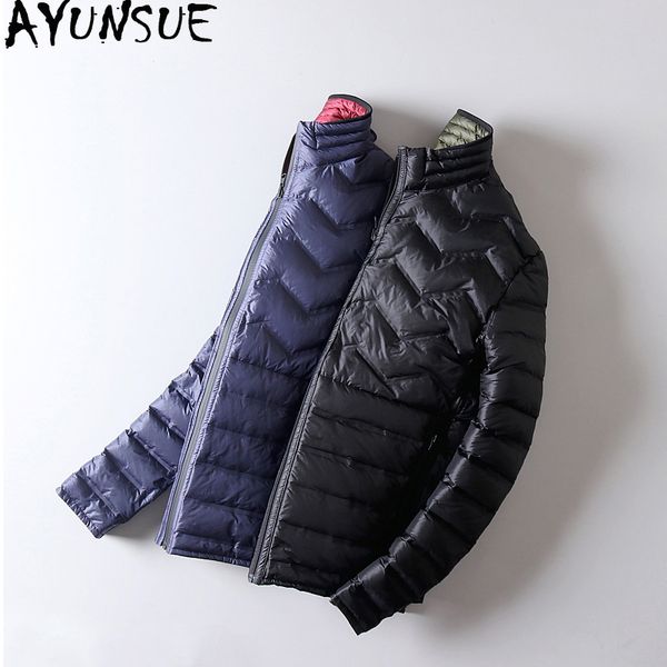 ayunsue ultra light вниз куртка мужчин двусторонний кончаться осень winte куртки puffer пальто abrigos para hombre kj791, Black
ayunsue ultra light вниз куртка мужчин двусторонний кончаться осень winte куртки puffer пальто abrigos para hombre kj791, Black