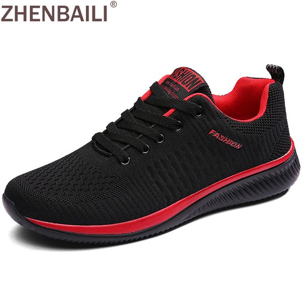 zhenbaili men casual shoes summer breathable mesh knit sneakers lace-up trainers comfortable 2019 women male flat sport shoes y200104, Black
zhenbaili men casual shoes summer breathable mesh knit sneakers lace-up trainers comfortable 2019 women male flat sport shoes y200104, Black