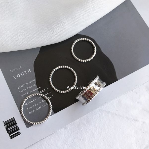 s925 sterling silver simple letter round bead wide face signature 'did u smile tody' open ring bead thin border ring for women, Slivery;golden
s925 sterling silver simple letter round bead wide face signature 'did u smile tody' open ring bead thin border ring for women, Slivery;golden