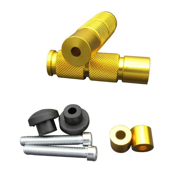 2 pcs aluminum alloy extension pegs parts footrest durable rear tools threaded foot pedal round universal accessories motorcycle
2 pcs aluminum alloy extension pegs parts footrest durable rear tools threaded foot pedal round universal accessories motorcycle