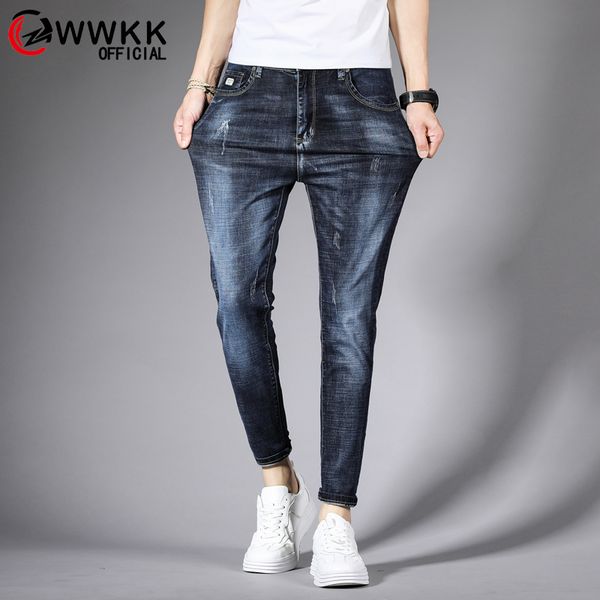 wwkk джинсы для мужчин slim fit брюки классические джинсы 2020 мужские джинсовые дизайнерские брюки повседневные узкие прямые эластичные брю, Blue
wwkk джинсы для мужчин slim fit брюки классические джинсы 2020 мужские джинсовые дизайнерские брюки повседневные узкие прямые эластичные брю, Blue