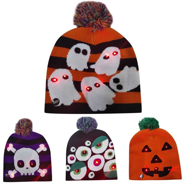 led halloween glowing knitted cap skull ghost hat christmas sweater beanie light up knitted hat halloween christmas party, Blue;gray
led halloween glowing knitted cap skull ghost hat christmas sweater beanie light up knitted hat halloween christmas party, Blue;gray