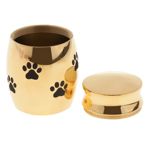 waterproof stainless steel cremation urn memorial jar pet human ash casket