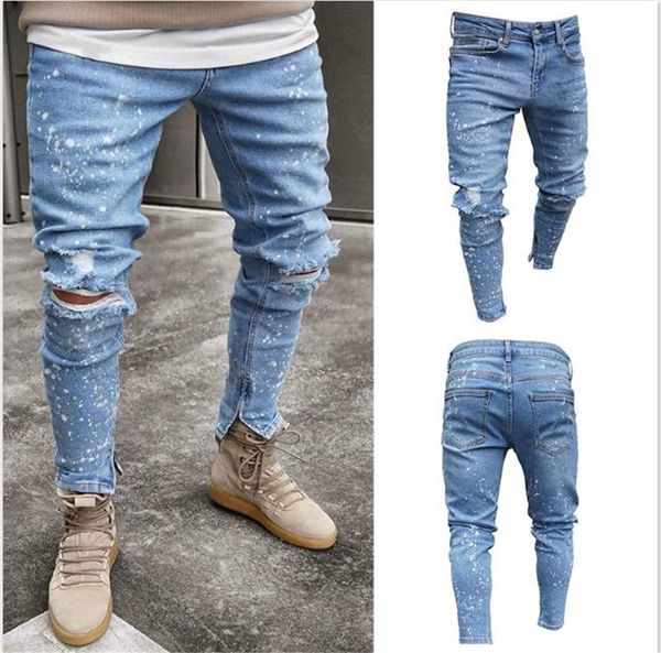 light blue свечи дизайнерские мужские джинсы весна осень колено дырки zipper hiphop брюки брюки
light blue свечи дизайнерские мужские джинсы весна осень колено дырки zipper hiphop брюки брюки