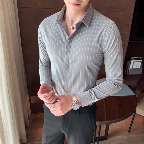 autumn dress shirt men's slim fashion business casual society men shirt streetwear british wind long-sleeved shirts mens -3xl, White;black
autumn dress shirt men's slim fashion business casual society men shirt streetwear british wind long-sleeved shirts mens -3xl, White;black