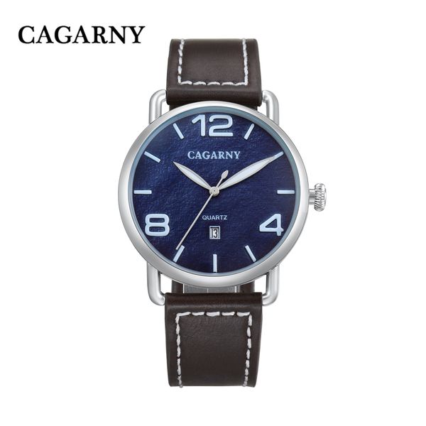 52mm classy big case watch for men stainless steel band casual mens quartz watches cagarny waterproof military relogio masculino, Slivery;brown
52mm classy big case watch for men stainless steel band casual mens quartz watches cagarny waterproof military relogio masculino, Slivery;brown
