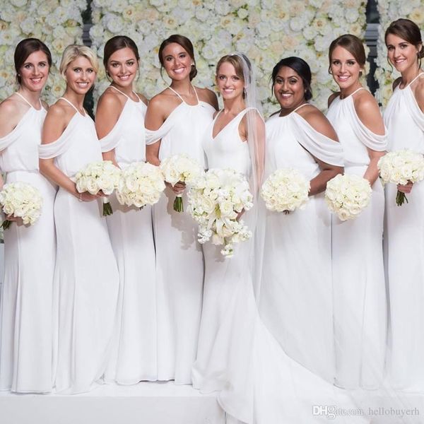 sheath white chiffon bridesmaid dresses long images south africa 2019 new off shoulder party prom maid of honor dresses evening gowns, White;pink
sheath white chiffon bridesmaid dresses long images south africa 2019 new off shoulder party prom maid of honor dresses evening gowns, White;pink