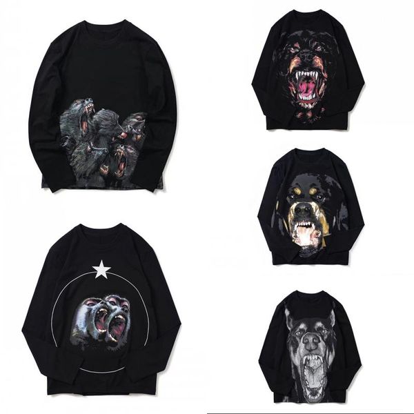 luxury mens designer t shirt long sleeve casual fashion animal printing men women hip hop tees size s-xxl, White;black
luxury mens designer t shirt long sleeve casual fashion animal printing men women hip hop tees size s-xxl, White;black