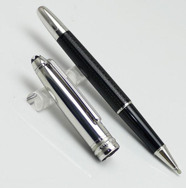 classique #163 engrave black and silver rollerball pen/fountain pen /ballpoint pen school office mb brand pens for writing, Blue;orange
classique #163 engrave black and silver rollerball pen/fountain pen /ballpoint pen school office mb brand pens for writing, Blue;orange