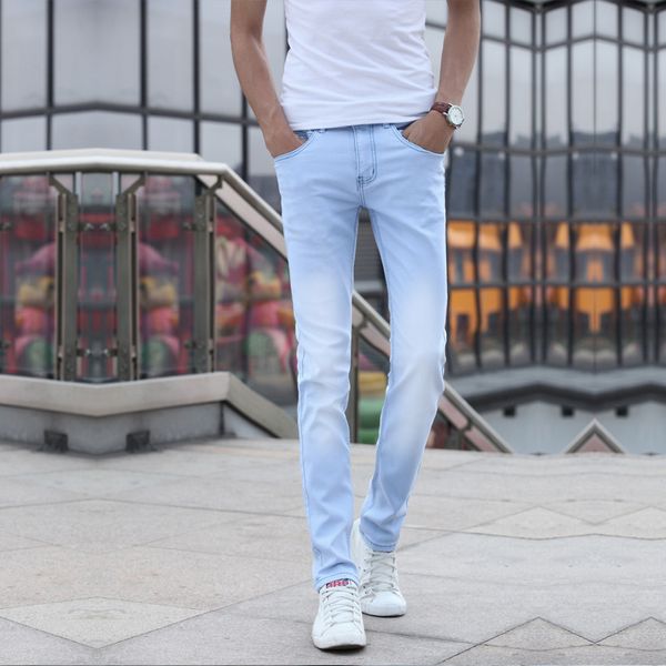 2020 spring and summer new men's stretch slim jeans denim trousers men's men's slim stretch blue jeans pencil pants
2020 spring and summer new men's stretch slim jeans denim trousers men's men's slim stretch blue jeans pencil pants