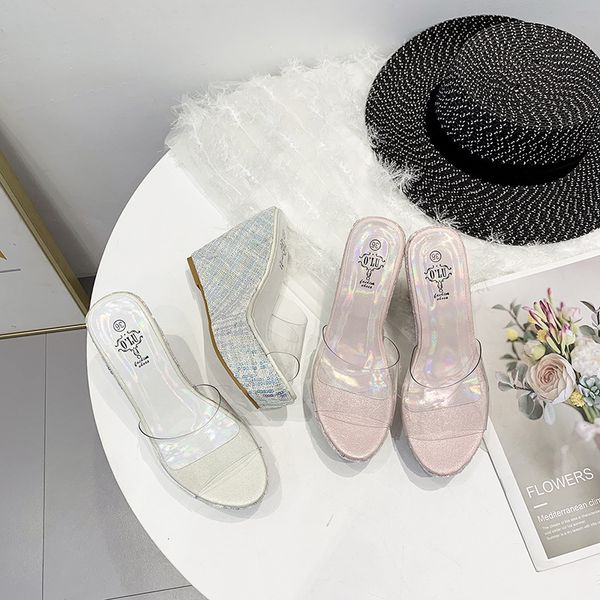 slippers women summer shoes woman 2020 pantofle transparent heel platform square toe low on a wedge heeled mules new heels rome, Black
slippers women summer shoes woman 2020 pantofle transparent heel platform square toe low on a wedge heeled mules new heels rome, Black