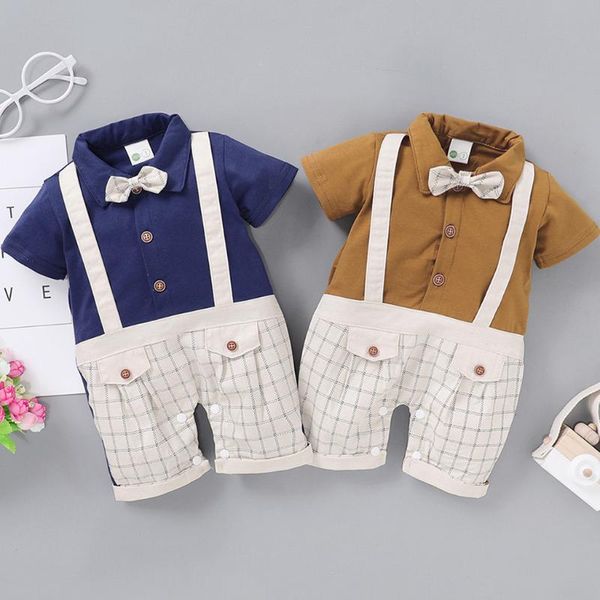 3m-18m) baby short-sleeved plaid fake two-piece gentleman dress strap jumpsuit jumpsuit fashion comfortable summer s4, Blue
3m-18m) baby short-sleeved plaid fake two-piece gentleman dress strap jumpsuit jumpsuit fashion comfortable summer s4, Blue