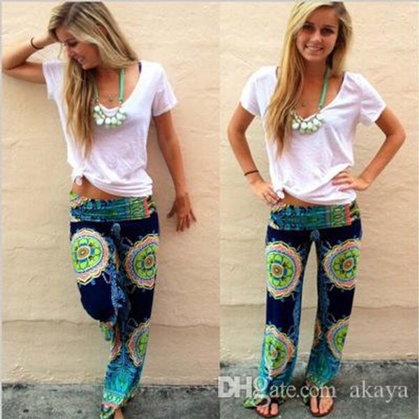 women's pants loose floral print drawstring 2018 casual wide leg pants female summer trousers long fashion sweatpants plus size, Black;white
women's pants loose floral print drawstring 2018 casual wide leg pants female summer trousers long fashion sweatpants plus size, Black;white