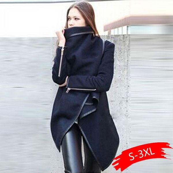 2019 women trench coat casual long sleeve s-4xl long coat windbreaker loose windbreaker trench for women, Tan;black
2019 women trench coat casual long sleeve s-4xl long coat windbreaker loose windbreaker trench for women, Tan;black