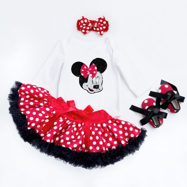 Cotton Fashion Baby Girl Clothes Sets white Long Sleeve Romper Dot Tutu Skirts Headband Shoes Infant Clothing 0-2years Baby Suit
Cotton Fashion Baby Girl Clothes Sets white Long Sleeve Romper Dot Tutu Skirts Headband Shoes Infant Clothing 0-2years Baby Suit