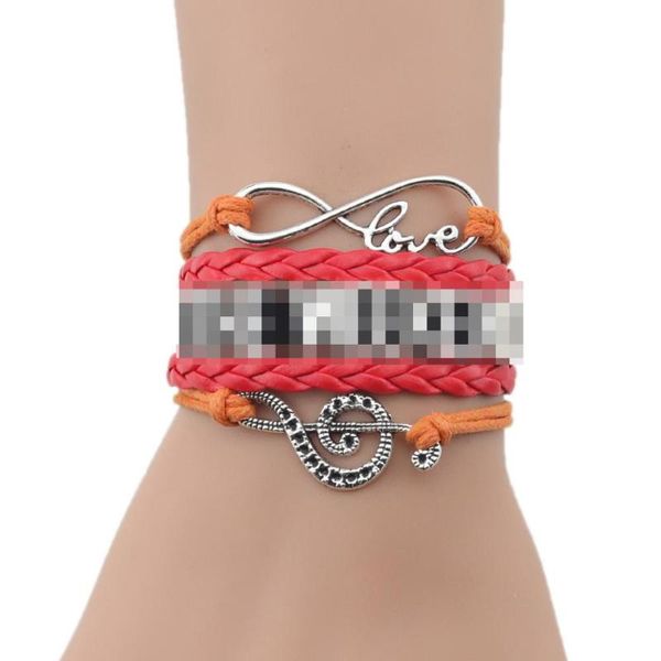 charm bracelets infinity love silver music 4733 women bracelet stacks leather rope wrap & bangles for men jewelry, Golden;silver
charm bracelets infinity love silver music 4733 women bracelet stacks leather rope wrap & bangles for men jewelry, Golden;silver