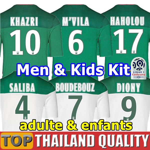 19 20 as saint-etienne soccer jerseys 2019 2020 asse étienne football shirt set khazri cabella beric nordin hamouma men kids kit uniform, Black;yellow
19 20 as saint-etienne soccer jerseys 2019 2020 asse étienne football shirt set khazri cabella beric nordin hamouma men kids kit uniform, Black;yellow