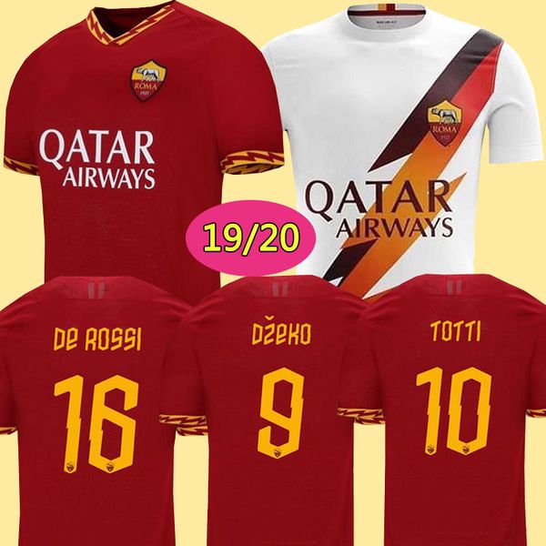 19 20 Thailand DZEKO PEROTTI PASTORE ZANIOLO soccer jersey 2019 TOTTI jersey football kit shirt DE ROSSI 2020 as maillot de foot roma
19 20 Thailand DZEKO PEROTTI PASTORE ZANIOLO soccer jersey 2019 TOTTI jersey football kit shirt DE ROSSI 2020 as maillot de foot roma