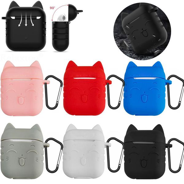 cute smile cat shockproof silicone soft tpu protection case for airpods case anti-lost hook earphone set for airpods protection case
cute smile cat shockproof silicone soft tpu protection case for airpods case anti-lost hook earphone set for airpods protection case