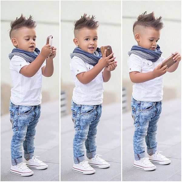 baby girl boy clothes spring newborn baby's sets t shirts +pants jeans 2pcs newborn baby girl clothes, White
baby girl boy clothes spring newborn baby's sets t shirts +pants jeans 2pcs newborn baby girl clothes, White